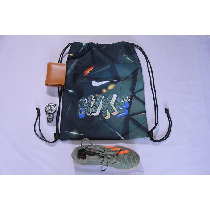 Tas Serut Futsal Sepak Bola Gymsack Stringbag Tas Nike Gymsack Nike Tas Serut Nike Tas Olah Raga Tas Sepatu