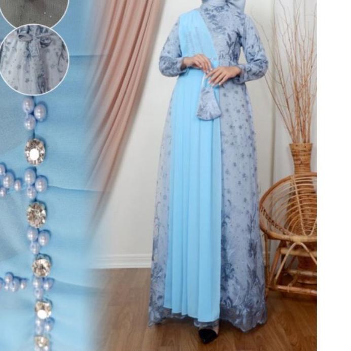 ➘✣✰ Gamis Brukat Terbaru Baju Wanita Jumbo Abaya Kebaya Dress Muslim Camila Kamila Naila Syari Remaj