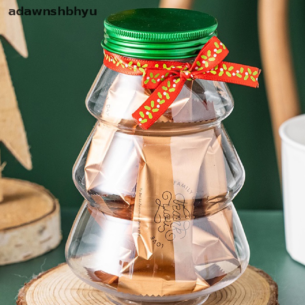 Adawnshbhyu Christmas Handle Gift Box Bening Manis Toples Permen Coklat Snack Packing Xmas ID