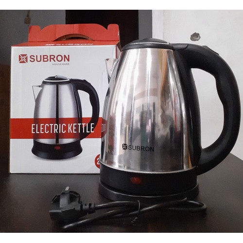 Teko Listrik Pemanas Air Stainless 2 Liter / Kettle Pemanas Air Random Warna