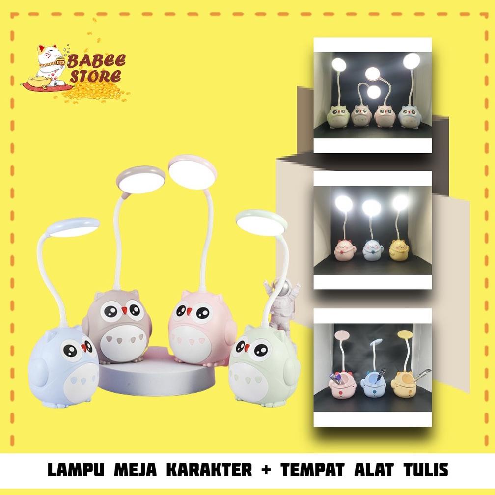 PRODUK- LAMPU BELAJAR LAMPU MEJA LED / LAMPU BACA PEN HOLDER / LAMPU BELAJAR USB CHARGE / KADO ANAK 