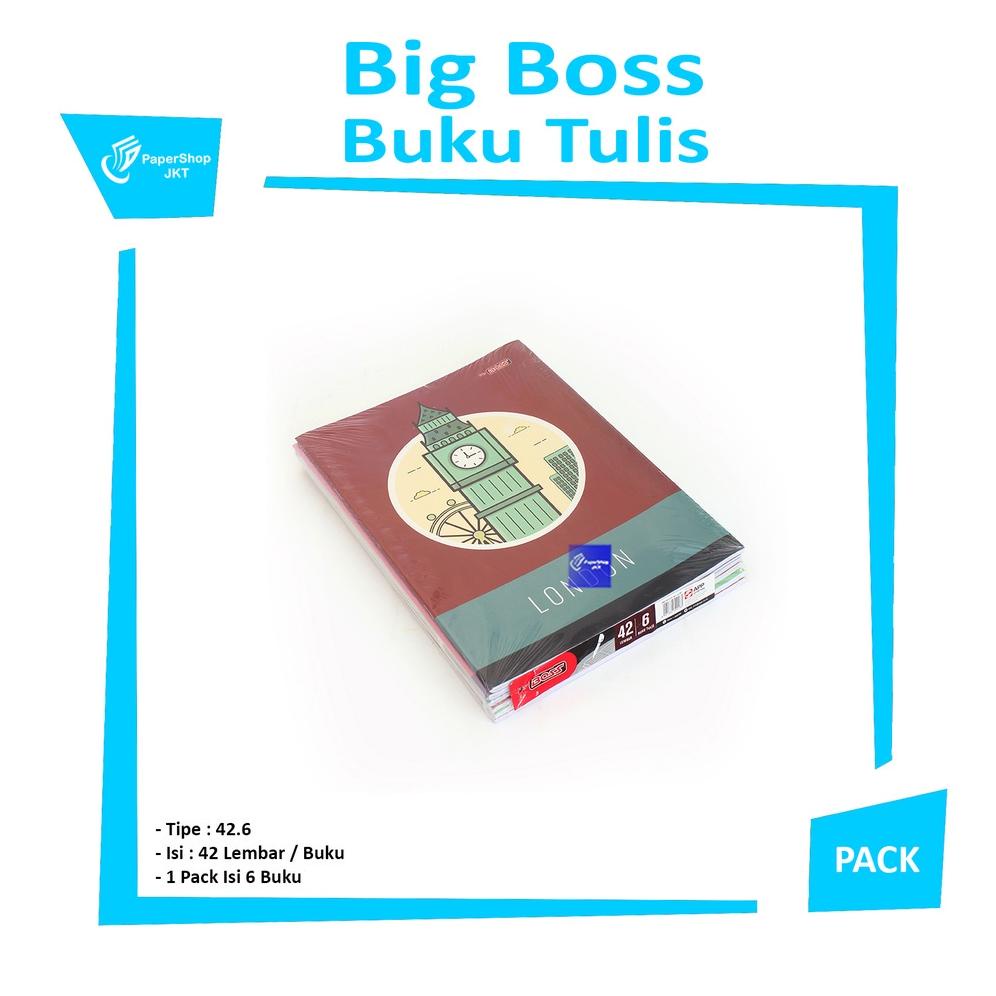 

BISA COD BIG BOSS - buku tulis 42 lembar