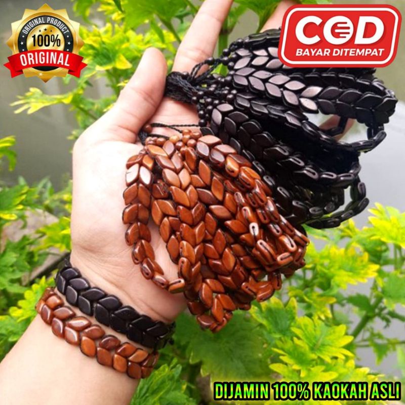 Gelang Kokka Kaukah Kaokah Asli 100% Original Motif Bunga Daun DLL Murah