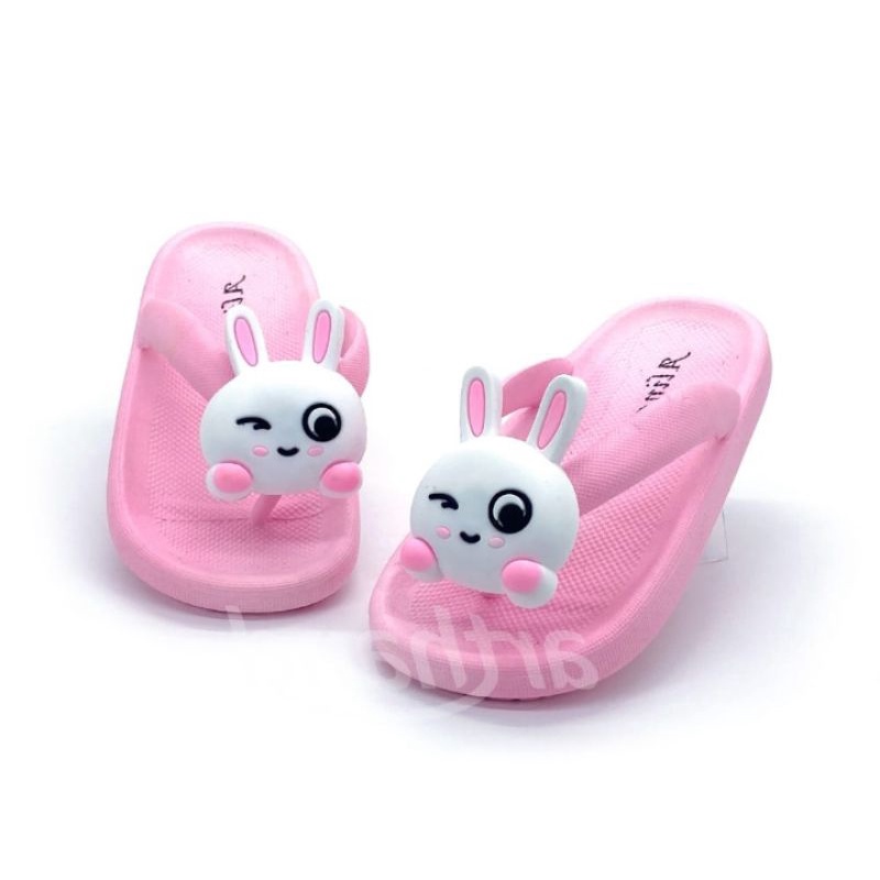 Sandal Jepit Anak Perempuan Motif Rabbit Sandal Motif Kelinci