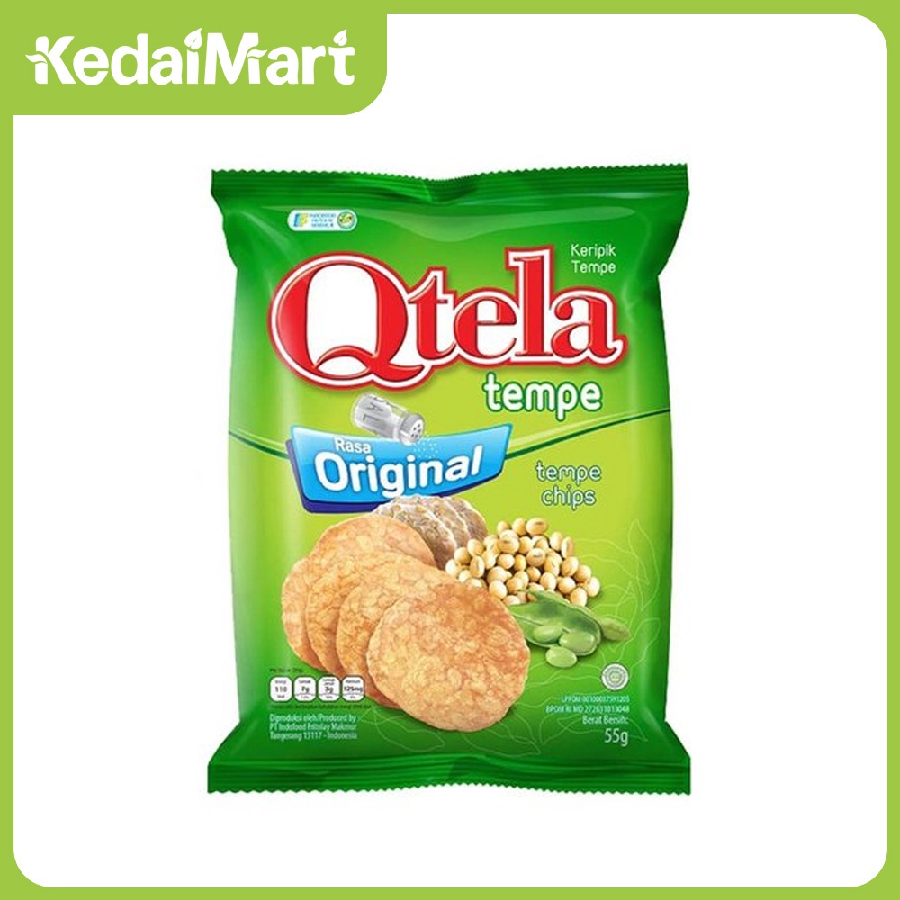 

Qtela Keripik Tempe Original 55 Gram