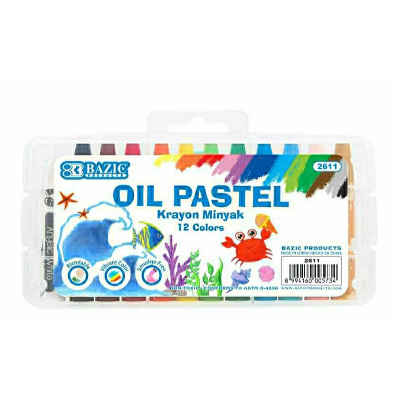 

BAZIC CRAYON MINYAK 12WARNA 2611