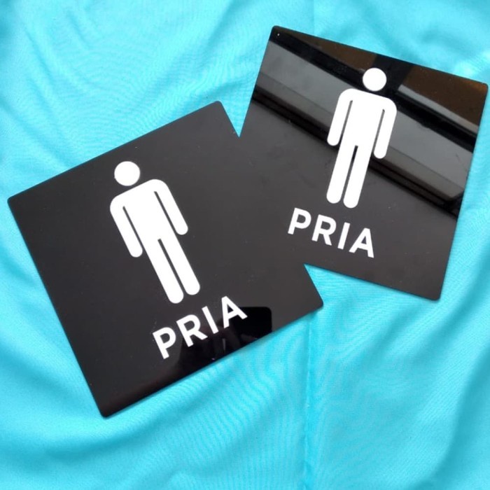 

SIGN BOARD AKRILIK TIMBUL TOILET SIGN PRIA ACRYLIC SIGN