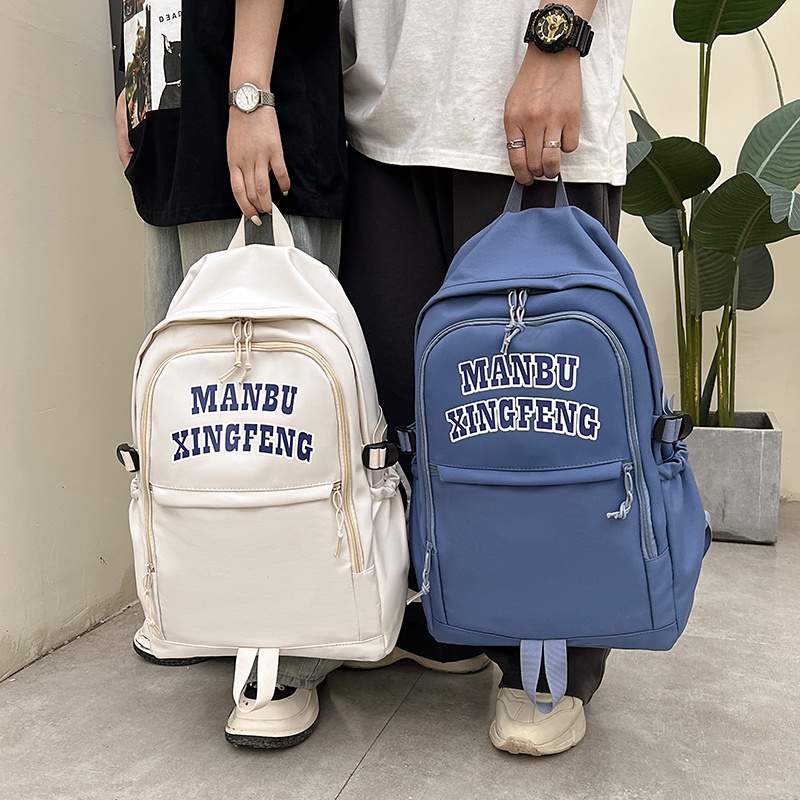 Highland Tas Ransel Couple Tas Fashionable Korean Style Tas Punggung Pasangan Tas Sekolah TR406