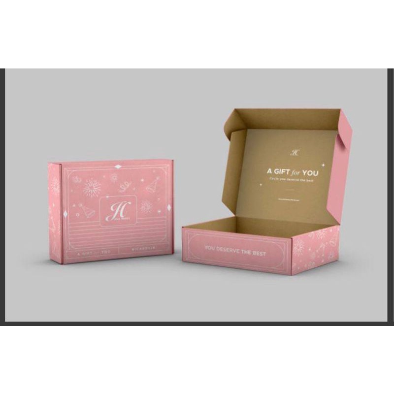 

GIFT BOX PINK JIMSHONEY - BOX HAMPERS LIPAT - UNTUK KADO