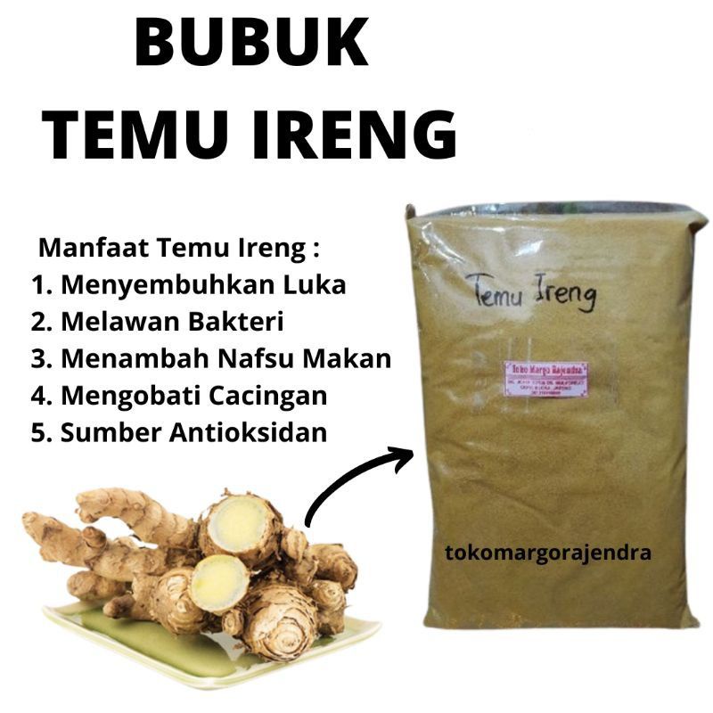 

Temu Ireng Bubuk 500gram Serbuk Murni Alami