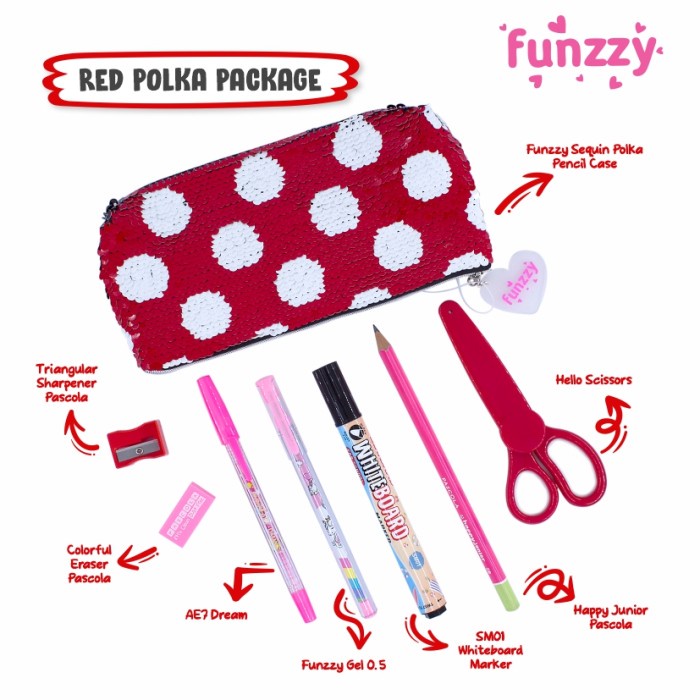 

FUNZZY RED POLKA PACKAGE