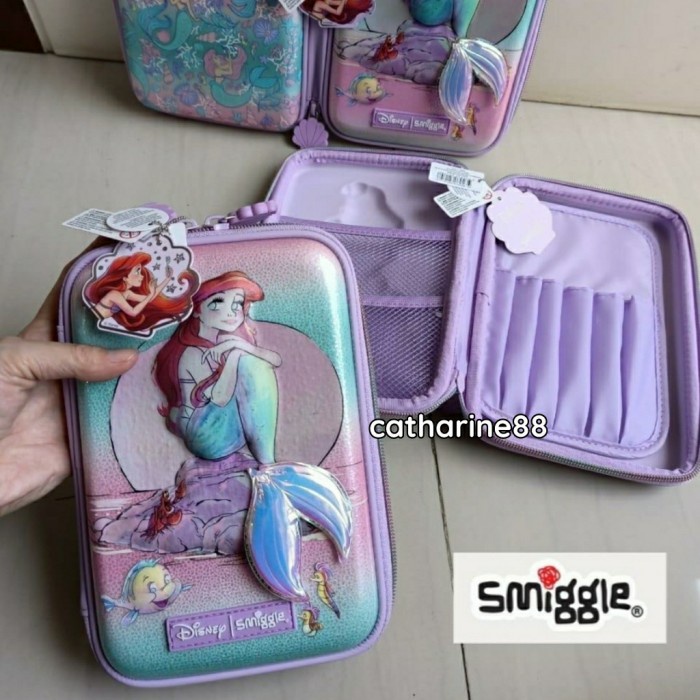 

TEMPAT PENSIL SMIGGLE ARIEL MERMAID DISNEY PENCIL ORGANIZER SERBAGUNA