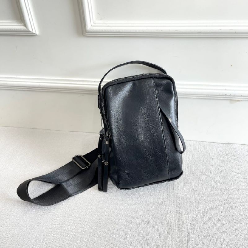 Tas Selempang Pria Pedro Leather Man Sling Bag P459