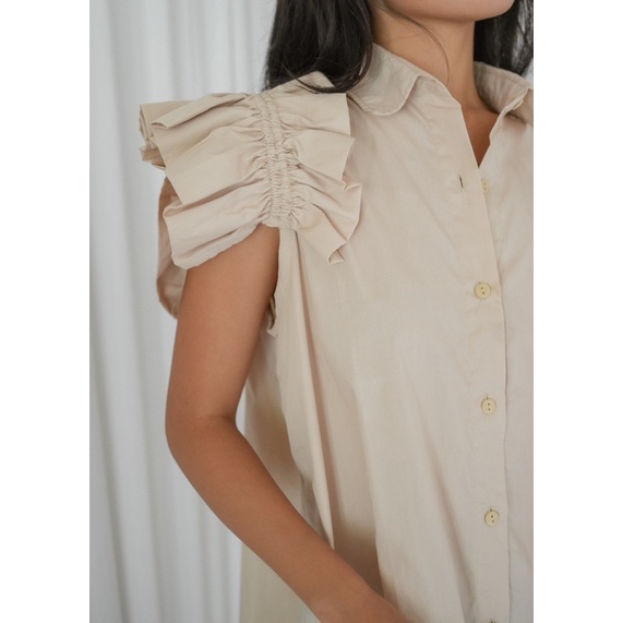KOOZEE - PAX RUFFLE DRESS - DRESS WANITA
