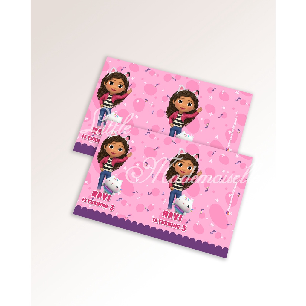 

Label susu / Milk Wrap Gabby Dollhouse