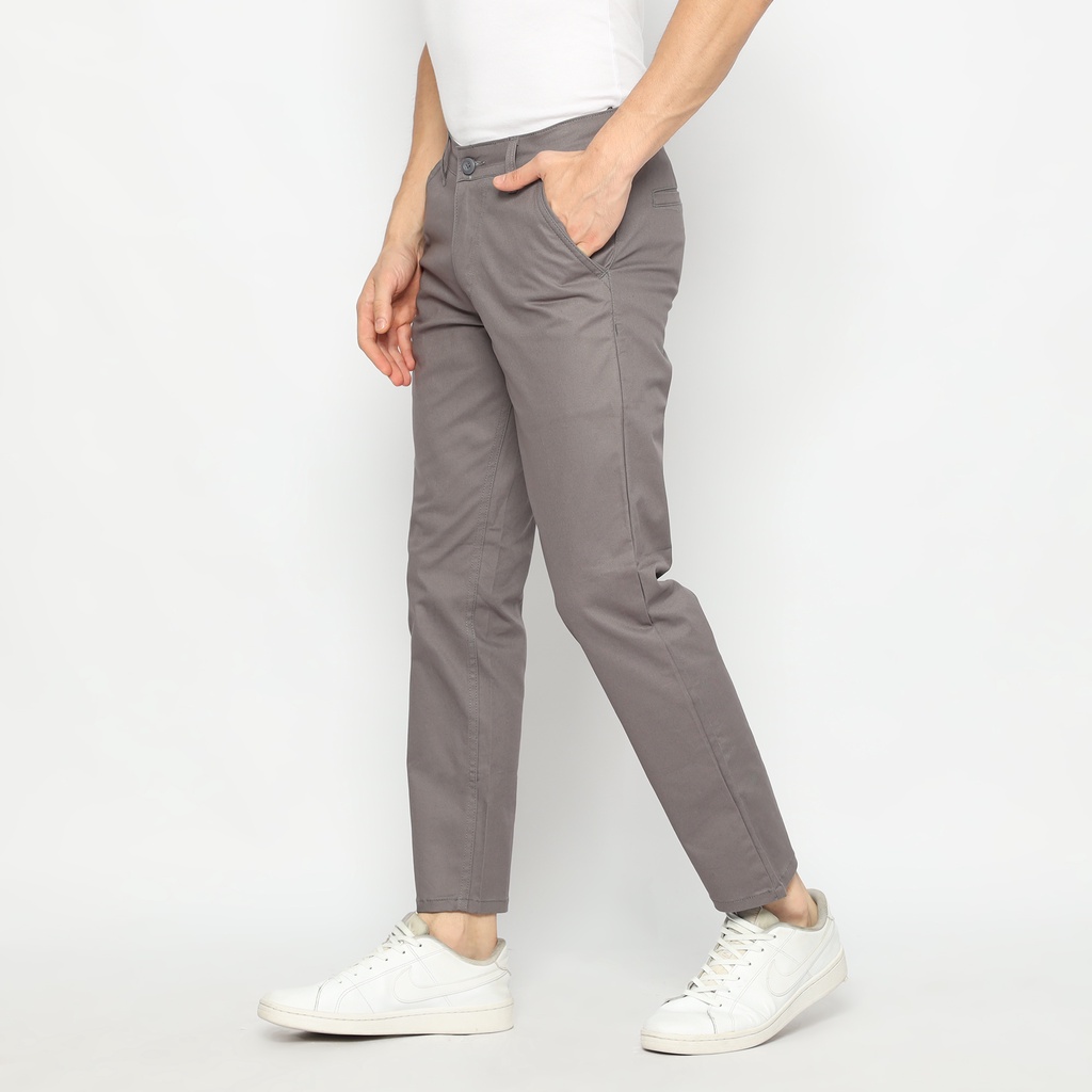 RS31 Chino Pants High Quality Super Big Size - Celana Kerja Pria Berbahan Kain Ukuran Jumbo Warna Grey