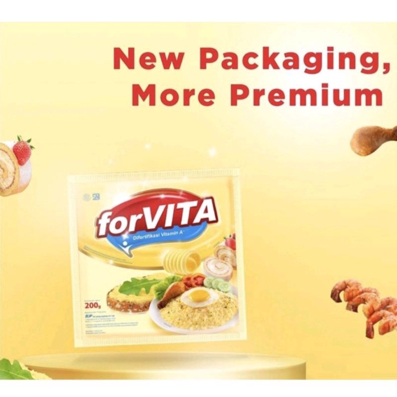 FORVITA/FILMA MARGARINE 200GR