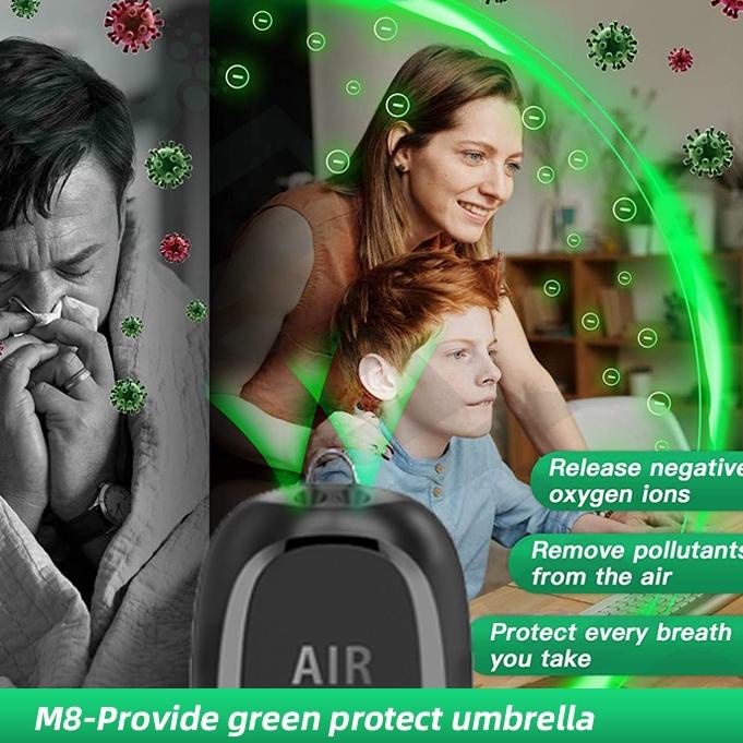 FREE ONGKIRAvinie M8 150million Negatif Ionizer Penjernih Udara PM2.5 Pk Aviche M1 3.0 Kalung Untuk 