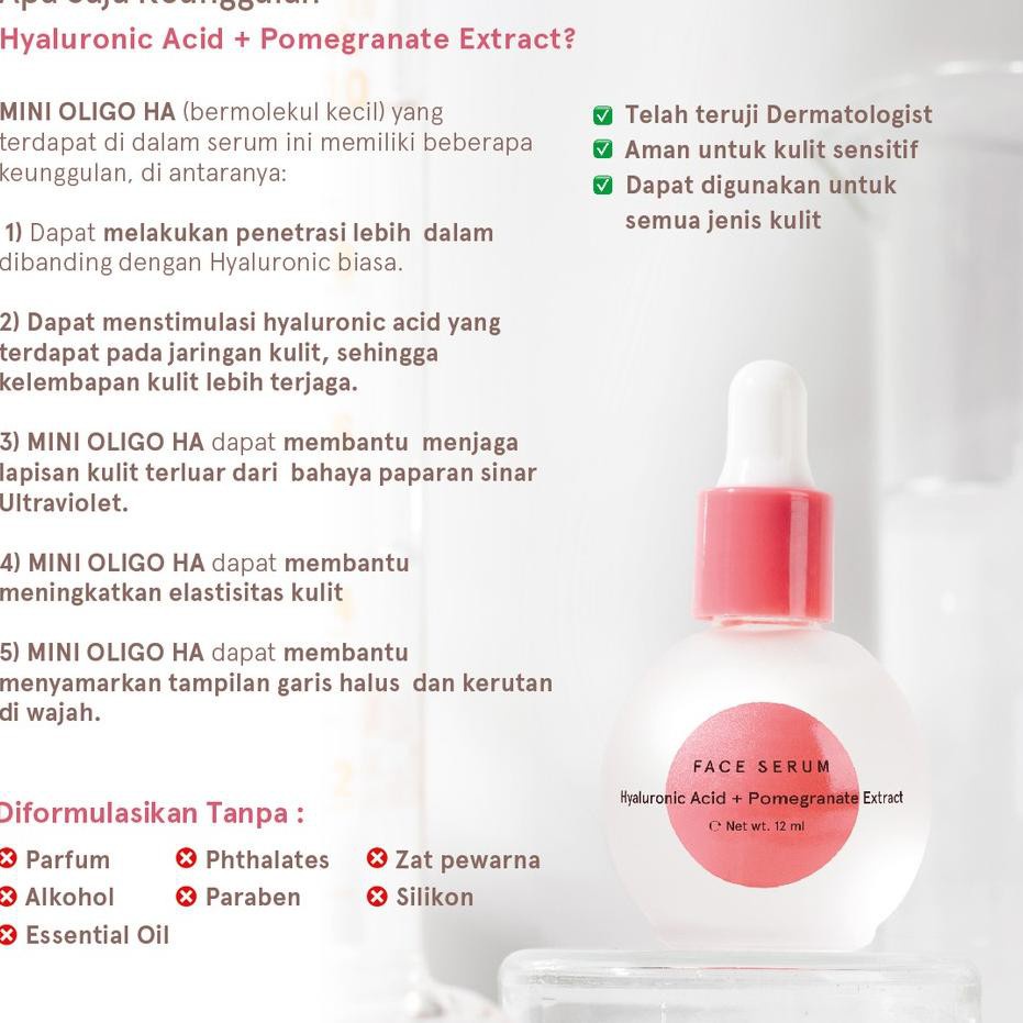 (CLEARANCE SALE) Dear Me Dearme Beauty Hyaluronic Acid Face Serum 12ml 32ml BPOM