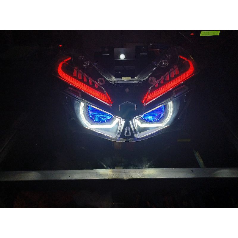 Paket Headlamp Projie Biled Vario Led New 125/150 Fullset, PNP 100%