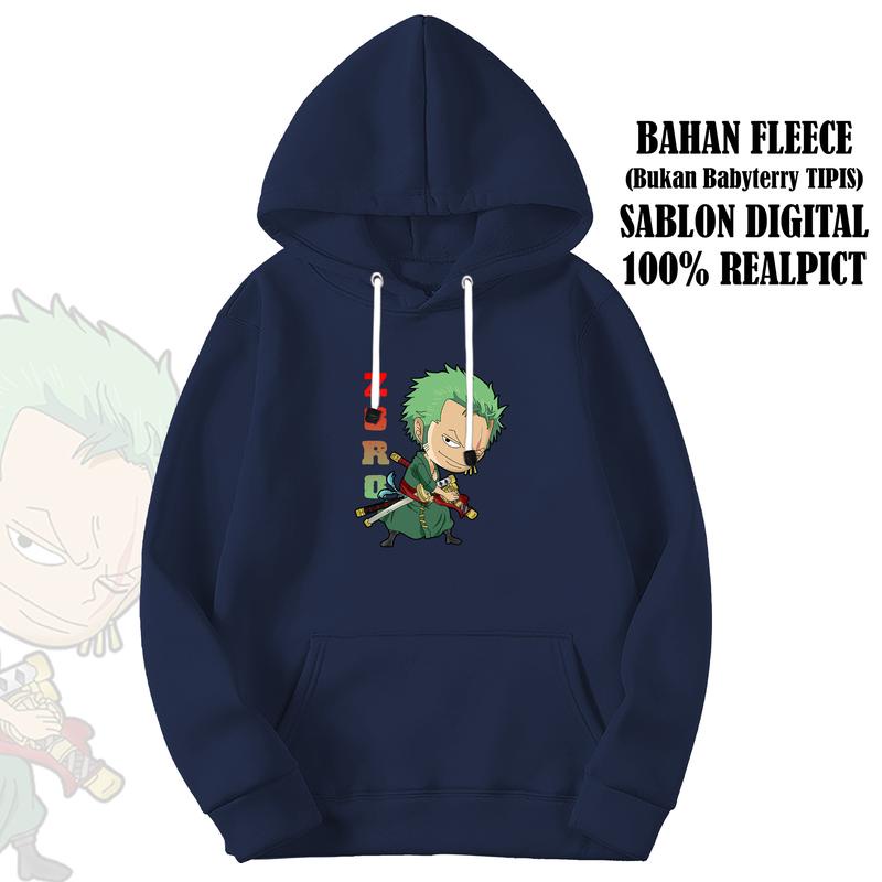 HOODIE ANAK SWEATER ONE PIECE ZORO UNTUK ANAK 2-10 TAHUN BISA COD KE249