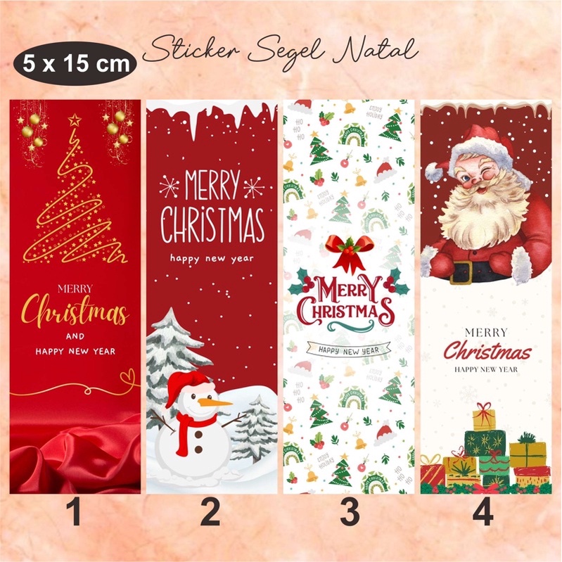 

STICKER SEGEL / SEAL / BELT NATAL CHRISTMAS PACKAGING UCAPAN 07