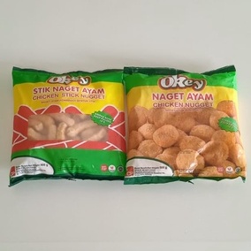 

OKEY Chicken Nugget Stick/Coin 500gr Naget Ayam