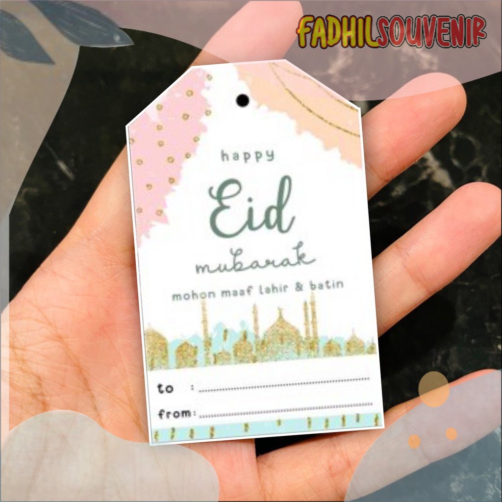 

CETAK Hang Tag Lebaran Idul Fitri Ungu (per buah) 5x8 cm Toko_Renata