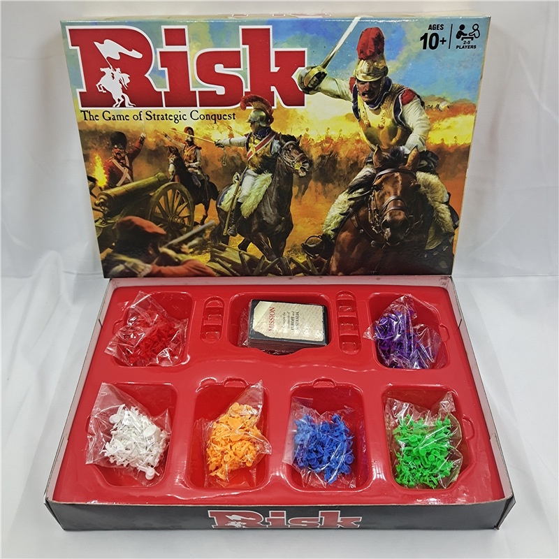 Board Game Risk The Game of Strategic Conquest by Hasbro Gaming Risk