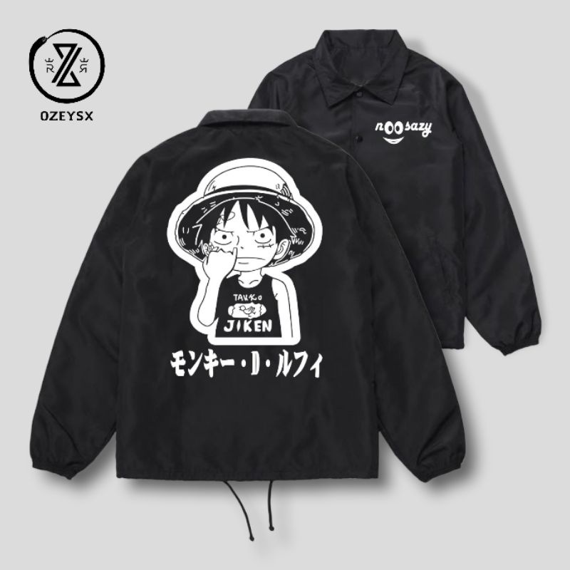 Jaket Coach Anime One Piece Japan dewasa Pria Wanita / Coach Jaket Dewasa Anime One Piece Premium