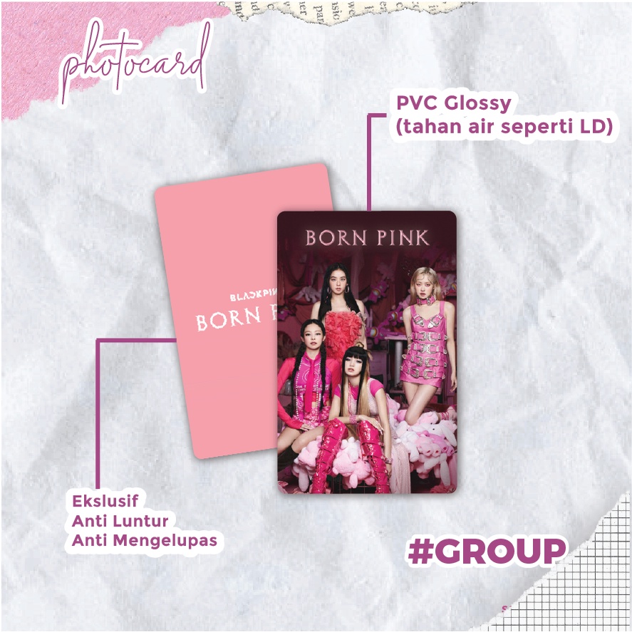 PHOTOCARD BLACKPINK BORN PINK / PC BLACKPINK