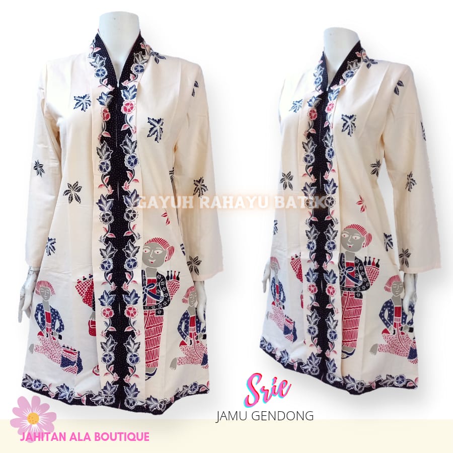 SRIE JAMU GENDONG - Dress Batik Muslimah Karakter Mbok Jamu