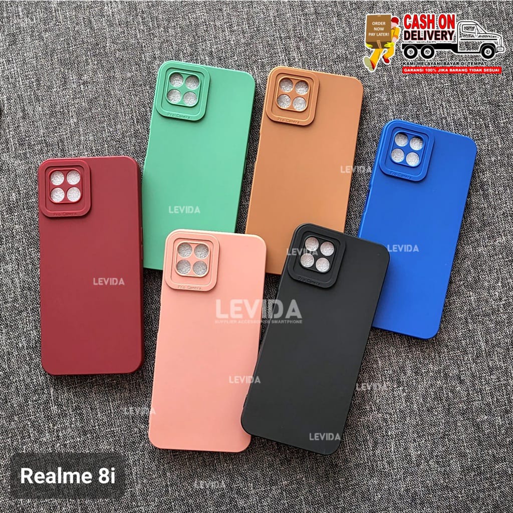 REALME 8I CASE PRO CAMERA MACARON CASE REALME 8I
