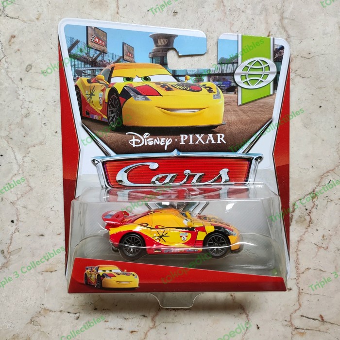 Diecast 1/55 Mattel Disney Cars 2 MIGUEL CAMINO WGP World Grand Prix