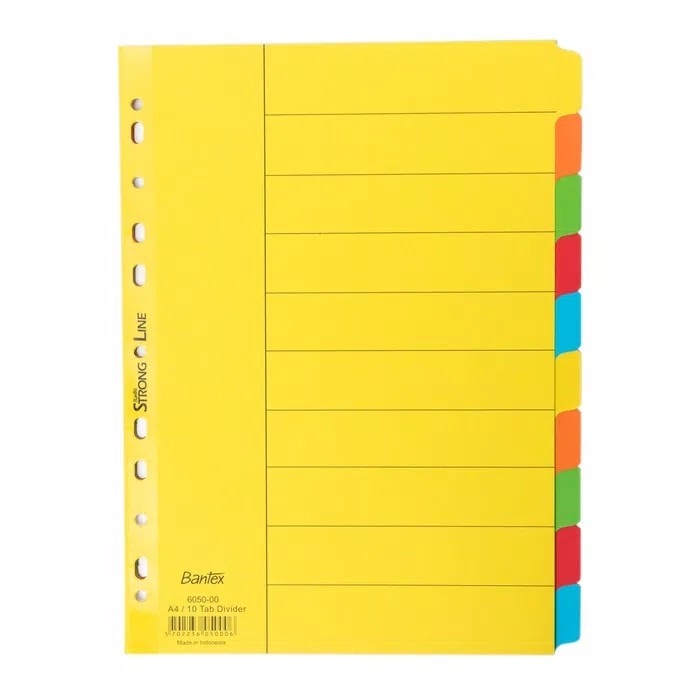 

[OFFICE] BANTEX 6050 DIVIDER PEMBATAS A4