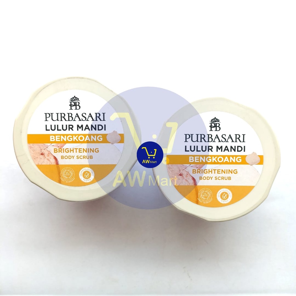 PURBASARI LULUR MANDI BENGKOANG 200 GRAM - BRIGHTENNING BODY SCRUB