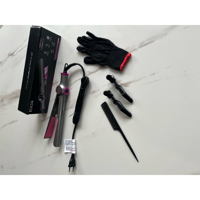 BOLDe Twist Hair Straightener / catokan rambut / catokan keriting