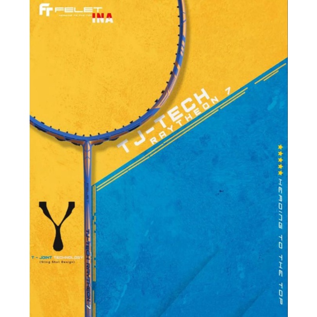 Raket Badminton Felet TJ Tech Raytheon 7 & 8 ( ORIGINAL )