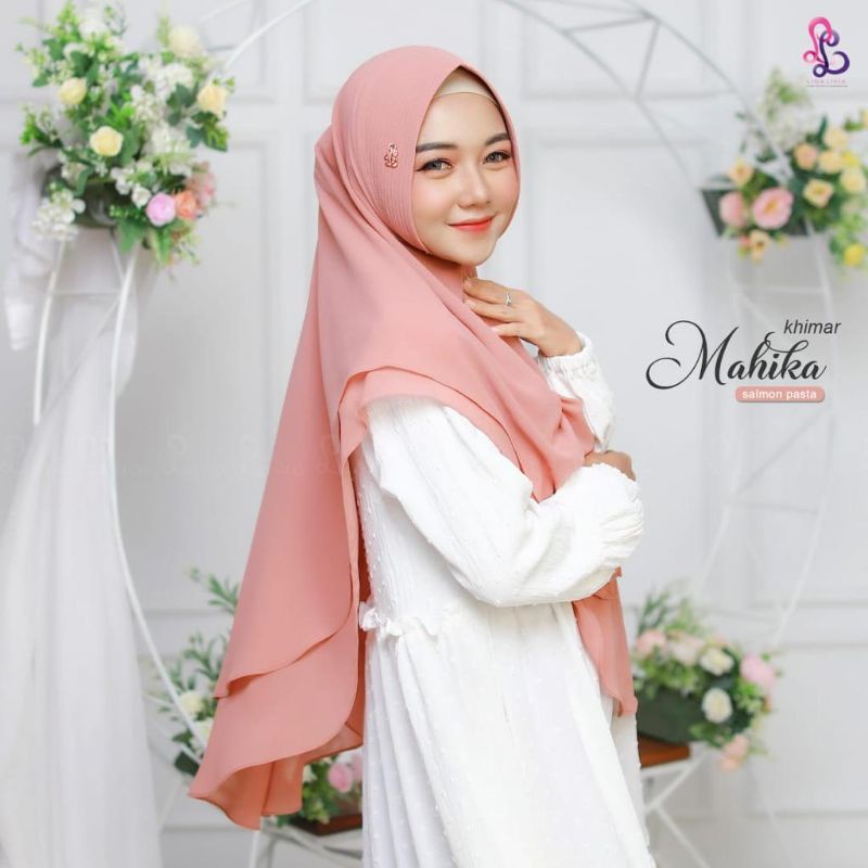 Linalivia Hijab || Khimar Mahika || jilbab instan || bisa cod