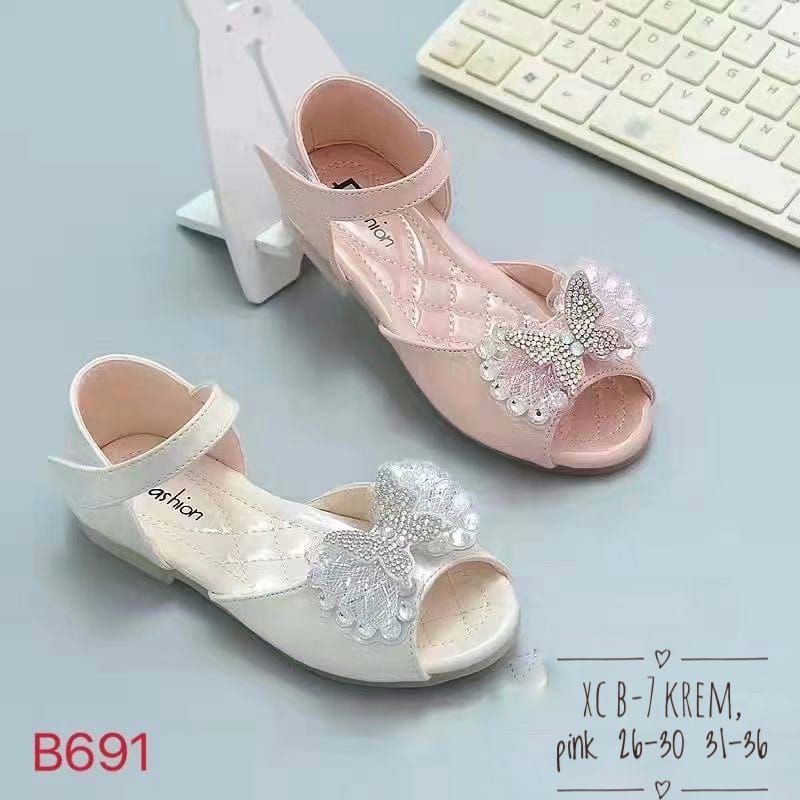 (COD) flatshoes anak perempuan import