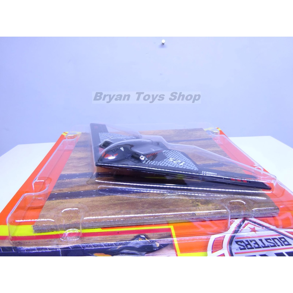 Matchbox Sky Busters Northrop Grumman B-2 Hitam Pesawat