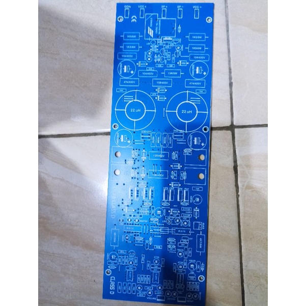 PCB CLASS D fullbridge fiber
