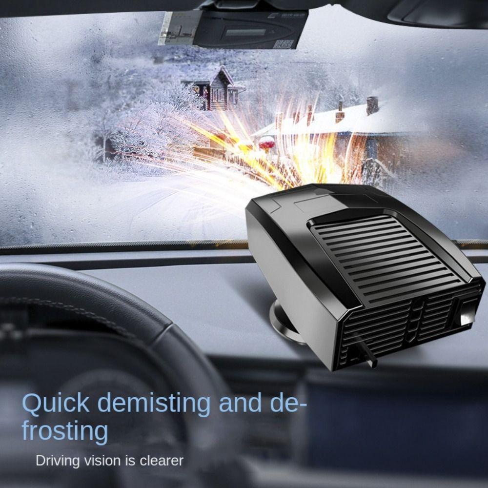 Top Car Heater Portable Defrost 2USB Port Mobil Pemanas Listrik Mobil Heater Fan