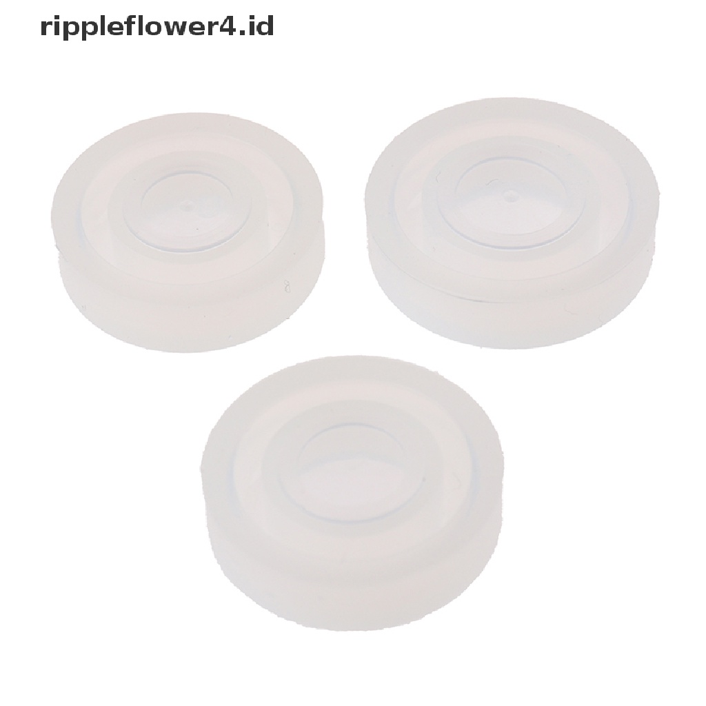 {rippleflower4.id} 3pcs Cetakan Cincin Silikon Fleksibel Aneka Untuk Membuat Perhiasan Resin Epoxy DIY~