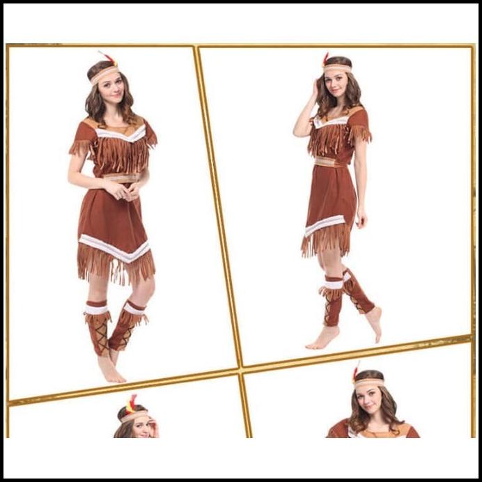 Promo Kostum Adat Indian Princess Untuk Cosplay Wanita