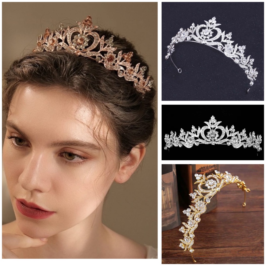 Azalea Crown - mahkota wisuda/ bridesmaids mahkota pengantin