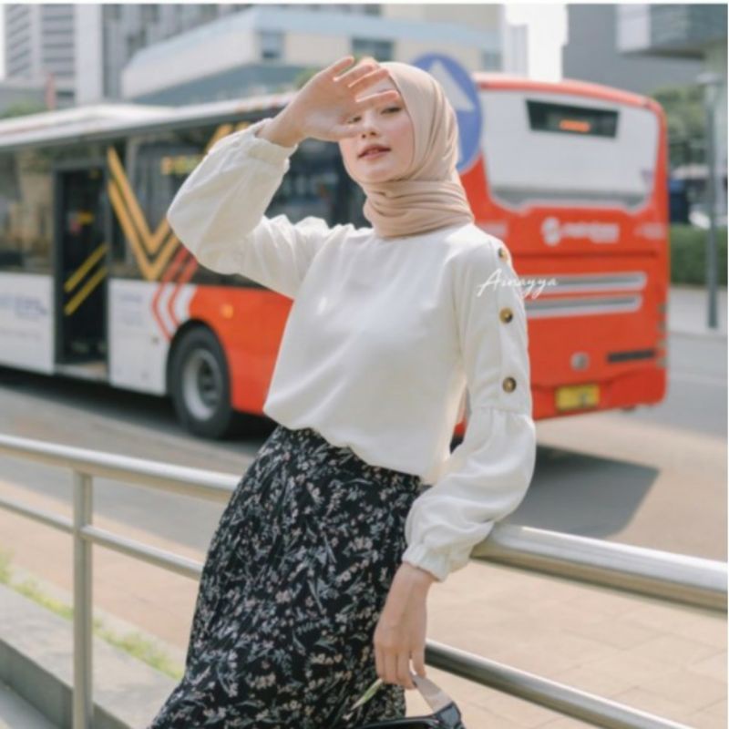 ALESHA Moja Blouse - Baju Atasan Blouse Wanita Terlaris Harga Terjangkau