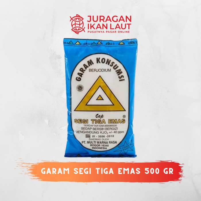 

Garam Segitiga Emas Berjodium - 500 Gram