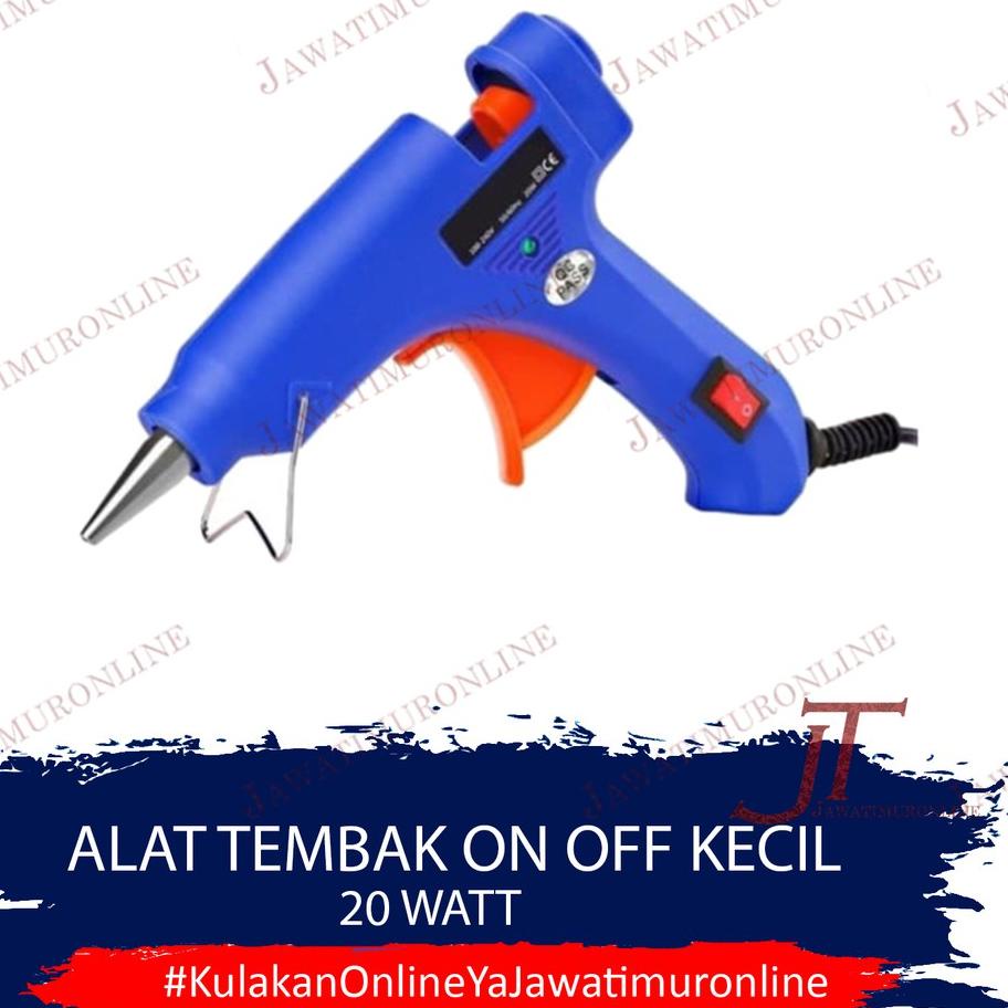 

ル Alat Lem Tembak Glue Gun Lem Bakar Cair 20 Watt On OFF Promo !!