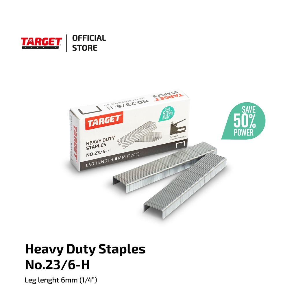 

Target - Staples NO 23/6 ( heavy duty staples )